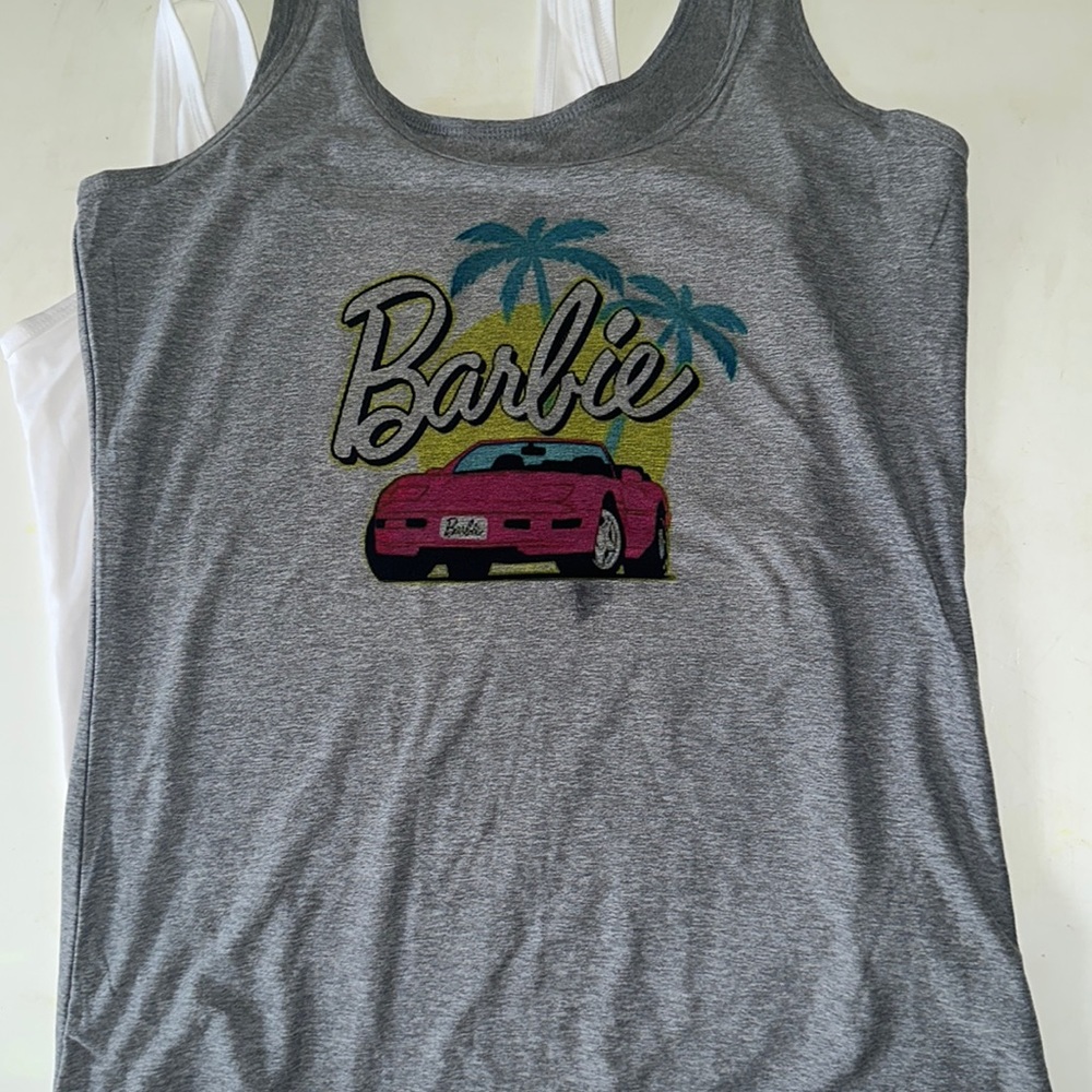 Barbie graphic tank top size L